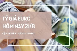 Tỷ giá euro ngày 21/8: Tăng đồng loạt, chợ đen tiếp tục đi lên