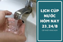 Lịch cúp nước TP HCM ngày 23/8 và ngày 24/8 người dân loạt khu vực phường Bình Thạnh, Gia Định, Sài Gòn bị tạm ngưng cấp nước cuối tuần này