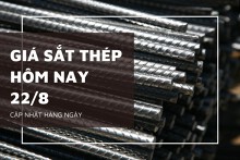 Giá sắt thép hôm nay 22/8 thế giới bật tăng trở lại, trong nước giữ mức ổn định