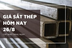 Giá sắt thép hôm nay 26/8 thép và quặng sắt đồng loạt tăng, thị trường nội địa giữ đà ổn định