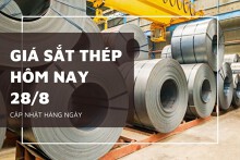 Giá sắt thép hôm nay 28/8 thị trường thế giới diễn biến trái chiều, trong nước giữ đà ổn định