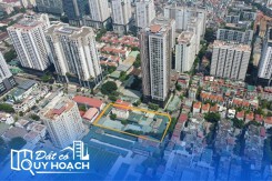 Cận cảnh mảnh đất của An Thịnh tại ngã ba Nguyễn Huy Tưởng - Lê Văn Thiêm sẽ xây tổ hợp nghìn tỷ