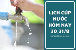 Lịch cúp nước TP HCM ngày 30/8 và ngày 31/8 một số phường bị ảnh hưởng vào ngày cuối tuần
