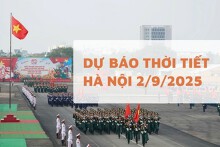 Dự báo thời tiết Hà Nội dịp lễ Quốc khánh 2/9, nắng ráo, ít mưa, thuận lợi cho các hoạt động lễ hội