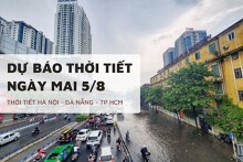 Dự báo thời tiết ngày mai 5/8, Hà Nội oi nóng, TP HCM chiều tối có mưa, Đà Nẵng nắng gay gắt cả ngày