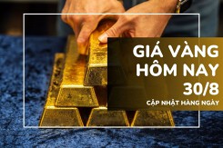 Giá vàng hôm nay 30/8: Vàng SJC vượt mốc 130 triệu đồng/lượng, thiết lập kỷ lục lịch sử