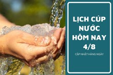 Lịch cúp nước TP HCM ngày 5/8 và sáng ngày 6/8 nhiều khu vực ở phường Nhiêu Lộc, Bến Thành, Thủ Đức, Tăng Nhơn Phú mất nước diện rộng vào ban đêm