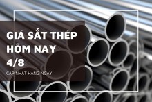 Giá sắt thép hôm nay 4/8 thép Trung Quốc giảm tiếp, doanh nghiệp châu Âu lo ngại “cú sốc” từ thuế Mỹ
