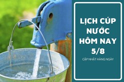 Lịch cúp nước TP HCM ngày 6/8 và sáng ngày 7/8 hơn 10 phường Tân Phú, Hiệp Bình, Trường Thọ, Tăng Nhơn Phú tại TP.HCM gián đoạn cấp nước kéo dài đến sáng mai