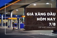 Giá xăng dầu hôm nay 7/8 tiếp tục xu hướng đi lên nhờ nhu cầu mạnh mẽ từ Mỹ
