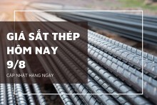 Giá sắt thép hôm nay 9/8 thị trường ổn định, xuất khẩu thép sang EU sôi động