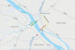 Hai phương án xây dựng cầu Cần Thơ 2