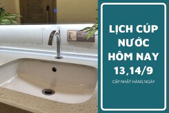 Lịch cúp nước TP HCM ngày 13/9 và ngày 14/9  phường Thủ Đức, Nhiêu Lộc tạm ngưng cấp nước từ đêm tới sáng vào cuối tuần