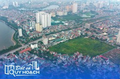 Cận cảnh khu đô thị Thịnh Liệt của Vinawaco được xây nhà ở trên đất khác