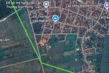 Đường sẽ mở theo quy hoạch ở xã Vạn Thắng, tỉnh Ninh Bình (phần 2)