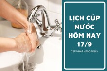 Lịch cúp nước TP HCM ngày 17/9 và sáng ngày 18/9 một số phường khu vực trung tâm mất nước để bảo trì hệ thống