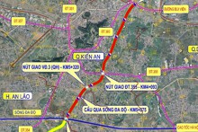 Hải Phòng dự chi hơn 5.300 tỷ đồng mở đường nối Bùi Viện ra cao tốc Hà Nội - Hải Phòng