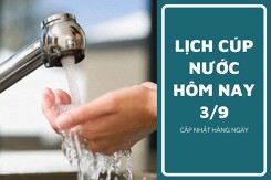 Lịch cúp nước TP HCM ngày 3/9 và sáng ngày 4/9 Các tuyến đường tại phường Bình Trị Đông, Chánh Hưng bị ảnh hưởng