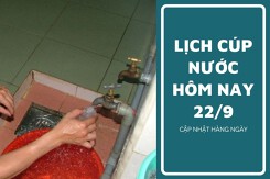Lịch cúp nước TP HCM ngày 22/9 và sáng ngày 23/9 phường Gia Định, Phú Nhuận, Tam Bình đồng loạt cúp nước