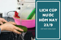 Lịch cúp nước TP HCM ngày 23/9 và sáng ngày 24/9 danh sách hơn 5 phường tạm ngưng cấp nước trong đêm