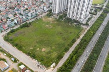 Toàn cảnh khu đất sẽ xây 6 cao ốc 31-40 tầng ở Khu đô thị Nam An Khánh
