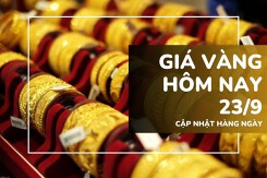 Giá vàng hôm nay 23/9 tăng mạnh, vàng SJC vượt mốc 134 triệu đồng/lượng