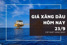 Giá xăng dầu hôm nay 23/9 quay đầu giảm khi các nhà giao dịch đánh giá rủi ro nguồn cung