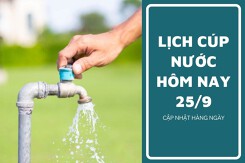 Lịch cúp nước TP HCM ngày 25/9 và sáng ngày 26/9 địa bàn phường khu vực trung tâm mất nước kéo dài