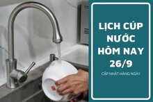 Lịch cúp nước TP HCM ngày 26/9 và sáng ngày 27/9 cúp nước kéo dài đến sáng tại nhiều phường
