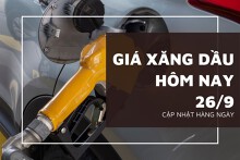 Giá xăng dầu hôm nay 26/9 đồng loạt tăng khi Nga cắt xuất khẩu nhiên liệu
