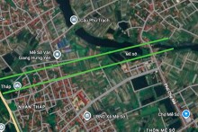 Đường sẽ mở theo quy hoạch ở xã Mễ Sở, Hưng Yên (phần 1)