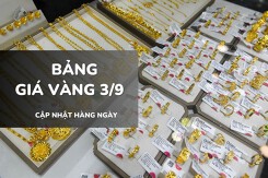 Bảng giá vàng ngày 3/9: Vàng SJC vọt kỷ lục 133,4 triệu, nhẫn trơn và nữ trang tăng sốc