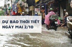 Dự báo thời tiết ngày mai 2/10, Hà Nội, TP HCM và Đà Nẵng nắng gián đoạn, cục bộ có nơi mưa rất to