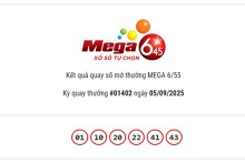 Kết quả xổ số Vietlott Mega 6/45 ngày 5/9/2025: Jackpot hơn 18 tỷ đồng không có chủ nhân trúng thưởng