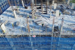 Hình ảnh dự án nhà ở xã hội chuẩn bị cất nóc ở Đông Anh