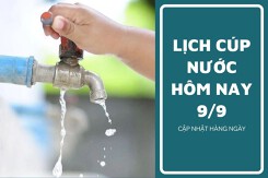 Lịch cúp nước TP HCM ngày 9/9 và sáng ngày 10/9 danh sách 8 phường bị cúp nước nửa đêm đến rạng sáng