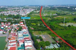 Cận cảnh nơi sắp mở đường lớn nối trục Nhật Tân - Nội Bài đến đường Võ Văn Kiệt