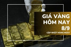 Giá vàng hôm nay 8/9: Vàng SJC quay đầu giảm 800.000 đồng/lượng