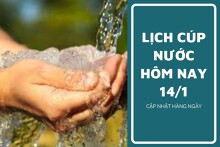 Lịch cúp nước TP HCM ngày 14/1 và sáng ngày 15/1 cập nhật các tuyến đường, khu phố, hẻm bị cúp nước