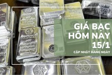 Giá bạc hôm nay 15/1 điều chỉnh trái chiểu, bạc Phú Quý và SBJ giữ giá cao trên 90 triệu đồng/kg