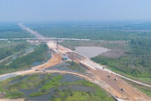 Hình hài Vành đai 3 TP HCM đi qua ba xã Vĩnh Lộc, Tân Vĩnh Lộc và Bình Lợi