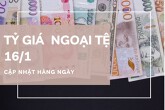 Tỷ giá ngoại tệ hôm nay 16/1: Biến động không đồng nhất