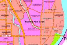 Bản đồ quy hoạch giao thông phường Nam Triệu, TP Hải Phòng