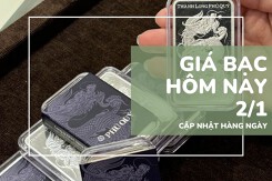 Giá bạc hôm nay 2/1 Bạc Phú Quý, bạc Sacombank và bạc Ancarat đồng loạt hạ nhiệt trong ngày đầu năm 2026