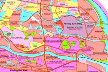 Bản đồ quy hoạch giao thông phường Bạch Đằng, TP Hải Phòng