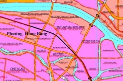Bản đồ quy hoạch giao thông phường Hồng Bàng, TP Hải Phòng