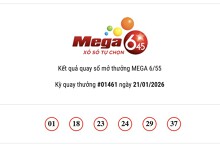 Kết quả Vietlott Mega 6/45 ngày 21/01/2026: Jackpot 29,1 tỷ đồng chưa có người trúng