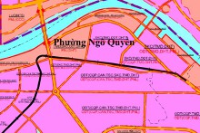 Bản đồ quy hoạch giao thông phường Ngô Quyền, TP Hải Phòng
