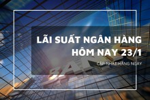 Lãi suất ngân hàng hôm nay 23/1, Agribank, Vietcombank, BIDV và VietinBank đồng loạt đi ngang
