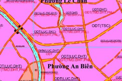 Bản đồ quy hoạch giao thông phường An Biên, TP Hải Phòng
